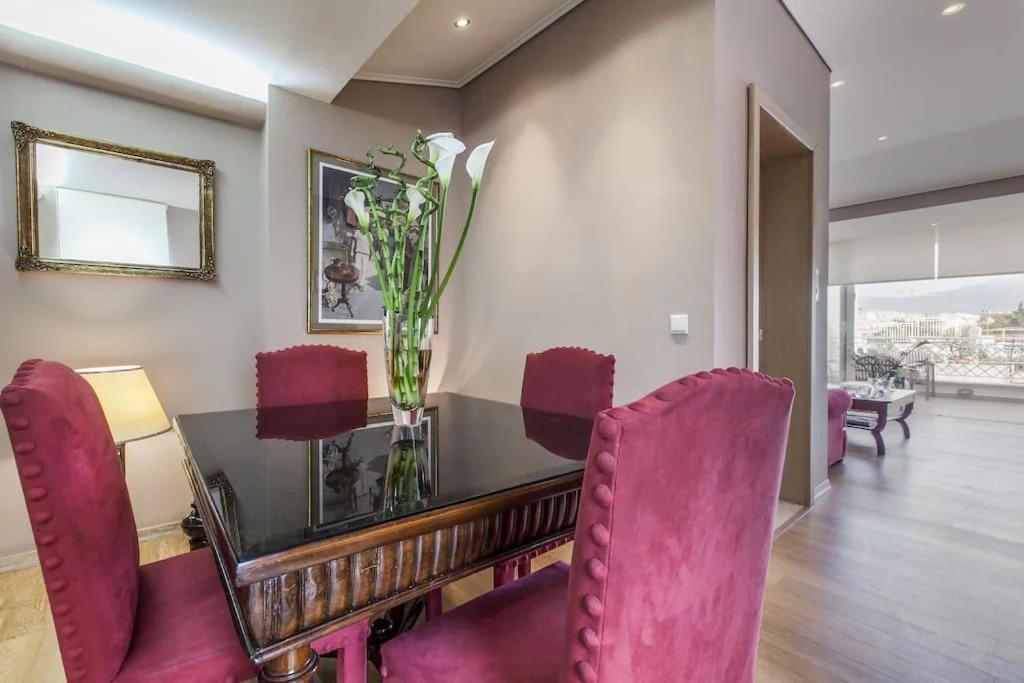 Luxury Acropolis View Duplex Penthouse In Thiseio 155M2 Athén Kültér fotó